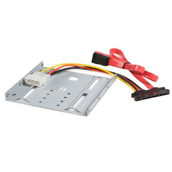 Startech Adaptador Para Hdd 2.5 A 3.5 + Cable Datos + Alim Bracket25sat