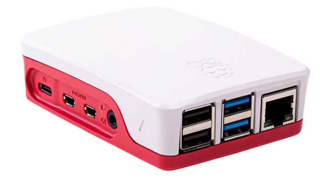 Caja Para Raspberry Oficial Pi 4, Rojo/Blanco Raspberry Raspberry Caja Para Raspberry Oficial Pi 4, Rojo/Blanco (1876751)