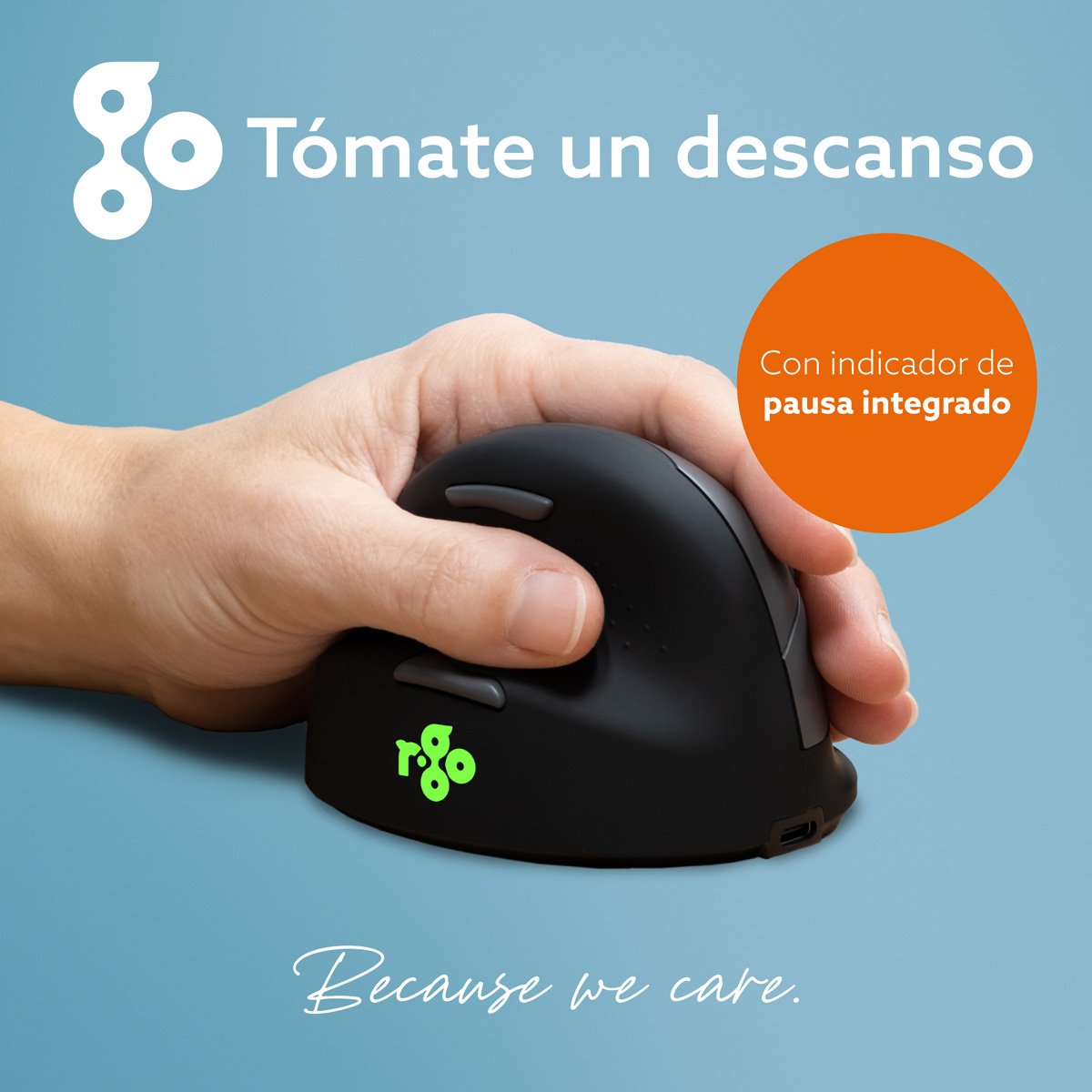 EAN 8719274491330 - R-Go Tools RGOHELELAWL ratón Izquierda Óptico 2400 DPI imagen 8