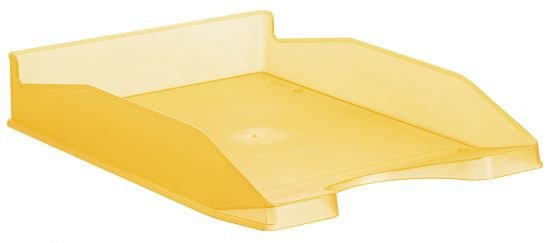 Archivo 2000 Bandeja Archivo 2000 Apilable En 3 Posiciones Fondo Liso Formato Din A4 Y Folio 345x255x60 Mm Naranja Traslúcido