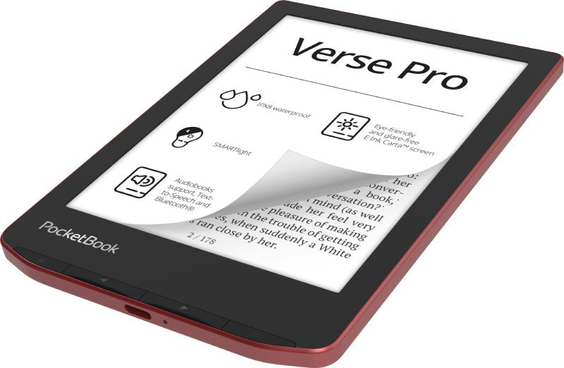 EAN 7640152095009 - PocketBook Verse Pro lectore de e-book Pantalla táctil 16 GB Wifi Negro, Rojo imagen 4