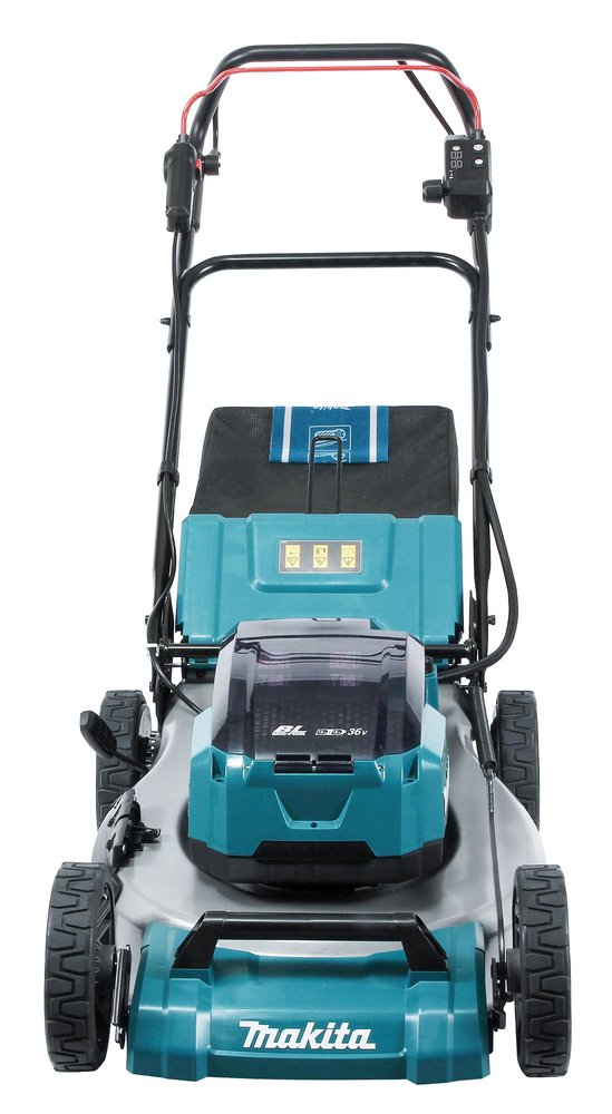 Cortacésped Inalámbrico Makita Dlm536z, 36 Voltios (2x18 Voltios) Azul/Negro, Sin Batería Ni Cargador, Con Tracción