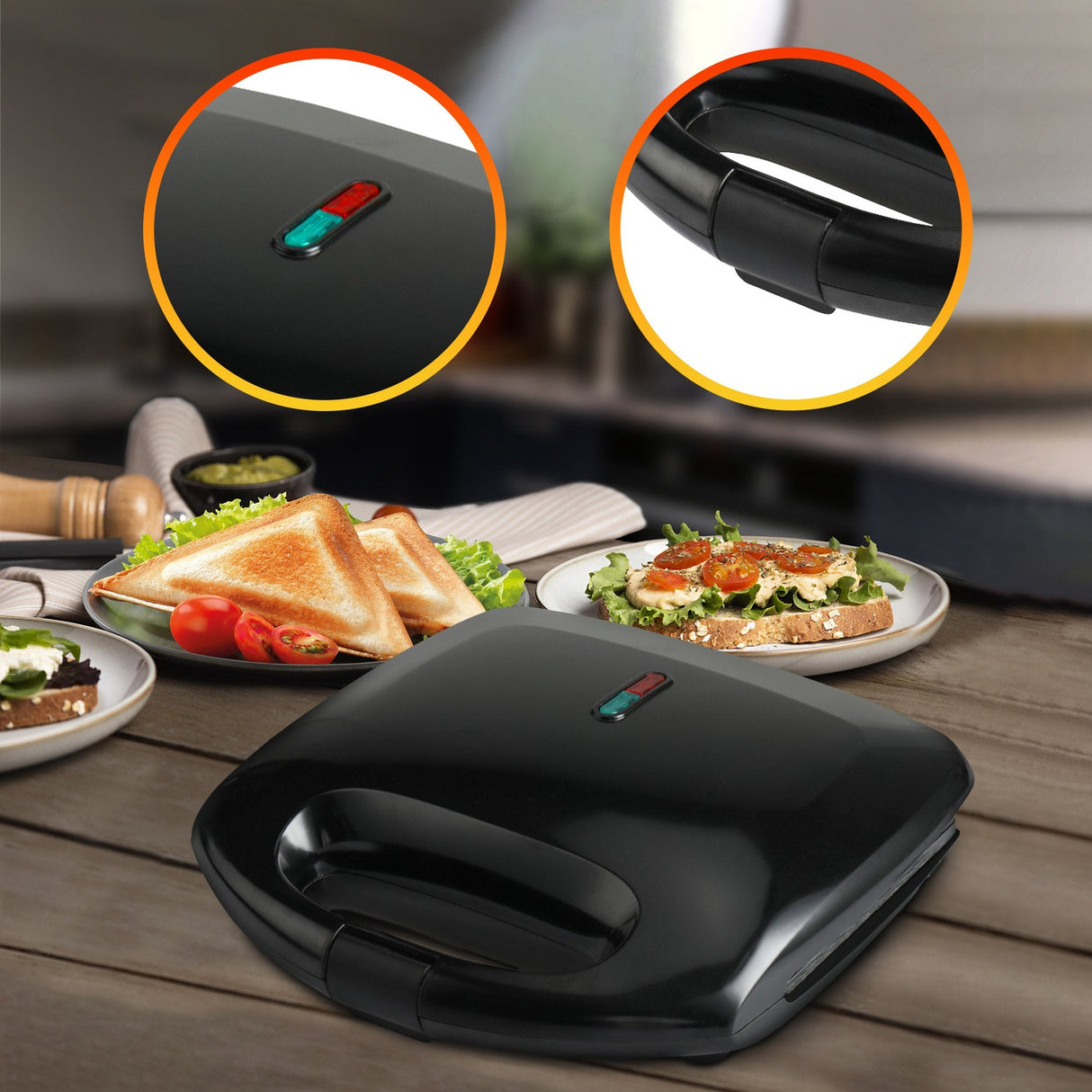 Extralink Smart Life Sandwich Maker Sj-22, 750w