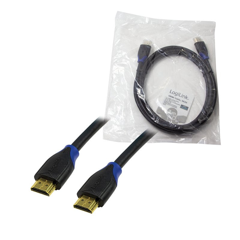 Logilink Cable 4k Hdmi High Speed With Ethernet 4k2k/60hz 2m Negro