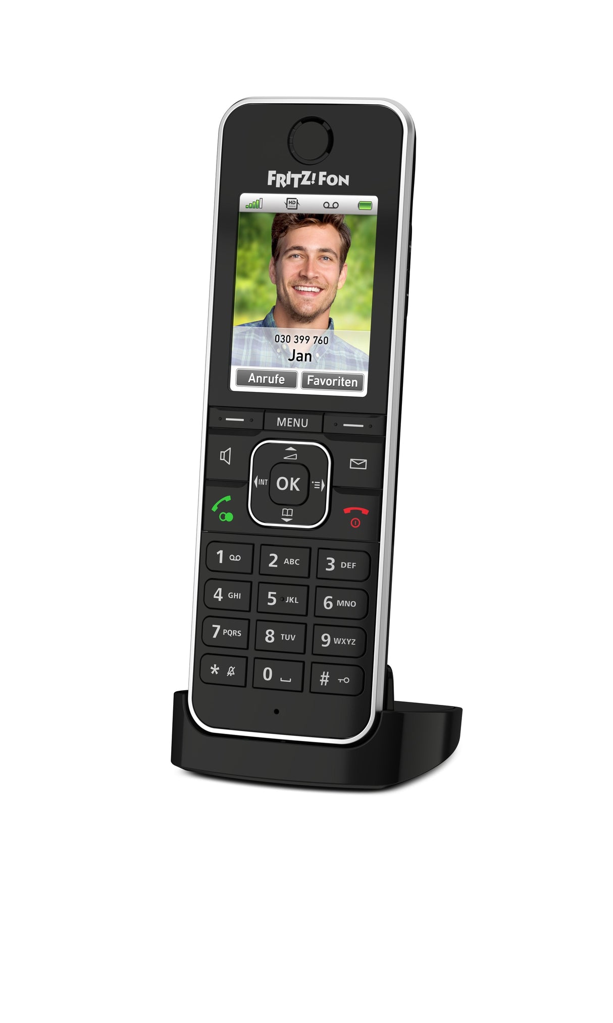 EAN 4023125029646 - Fon FRITZ! C6 Teléfono DECT Identificador de llamadas Negro imagen 1