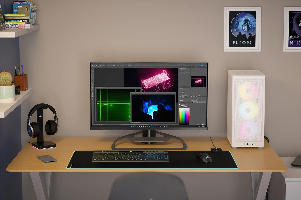 Caja Mini Itx Icue 2000d Rgb Airflow White Corsair