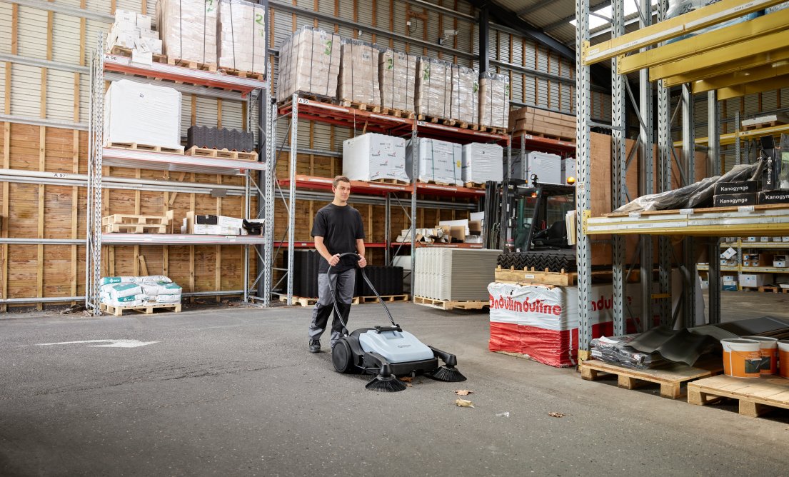 Nilfisk Sw200 Escoba Negro, Blanco