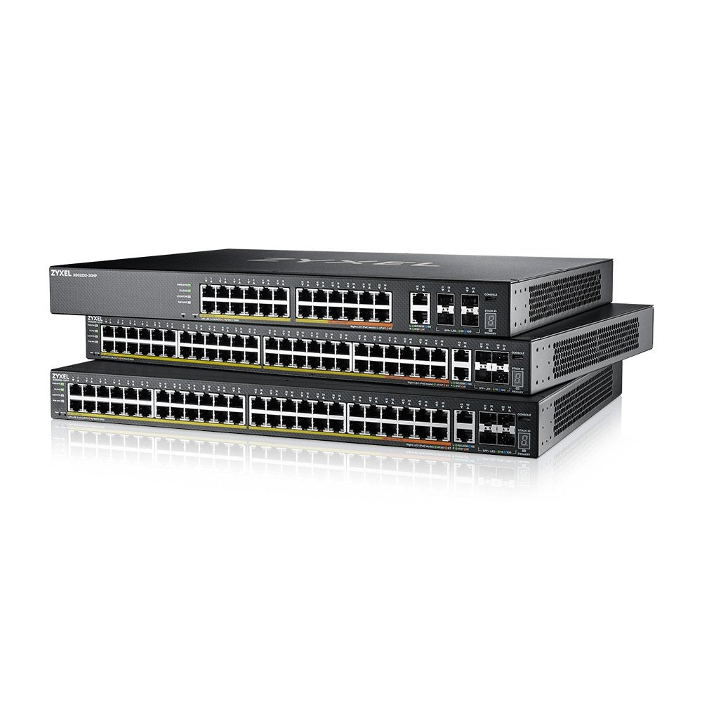EAN 4718937625055 - Zyxel XGS2220-30HP Gestionado L3 Gigabit Ethernet (10/100/1000) Energía sobre Ethernet (PoE) Negro imagen 8
