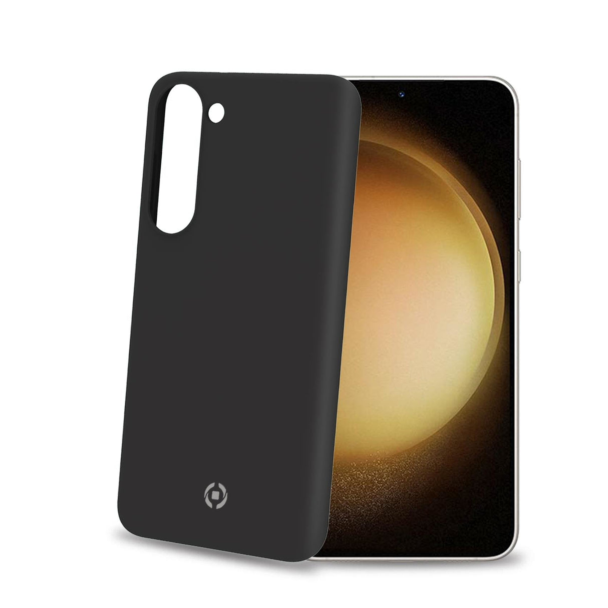Celly Cromo Funda Para Galaxy S23+ 5g (6.6") Negro