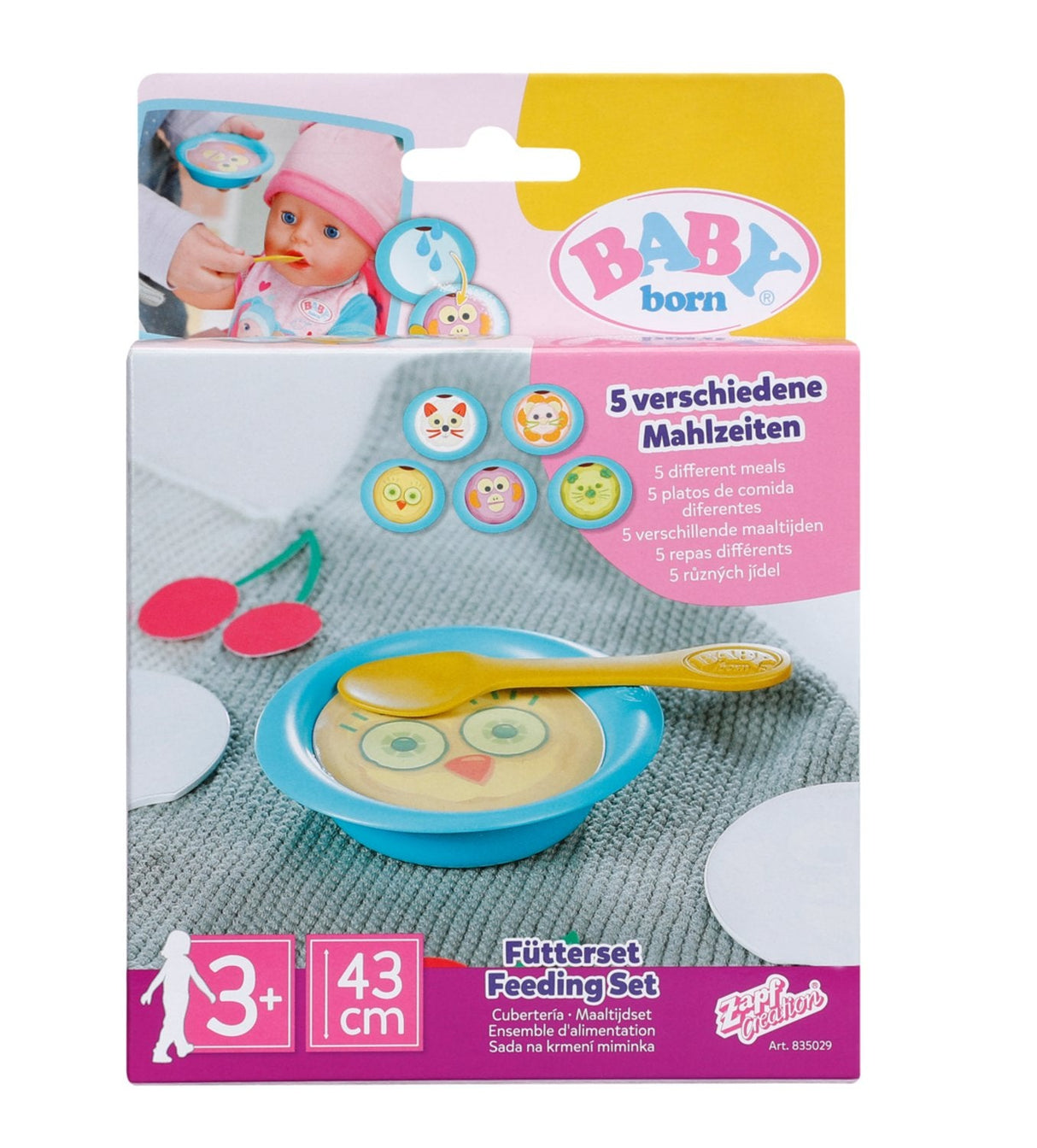 Zapf Creation Baby Born® Set De Alimentación, Muebles Para Muñecas 835029