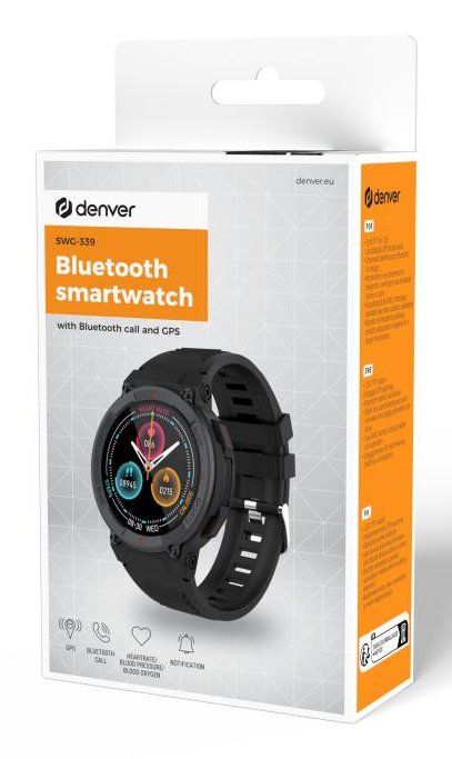 Smartwatch Denver Swg-339 1.39" Bt Vc Ip68 Negro