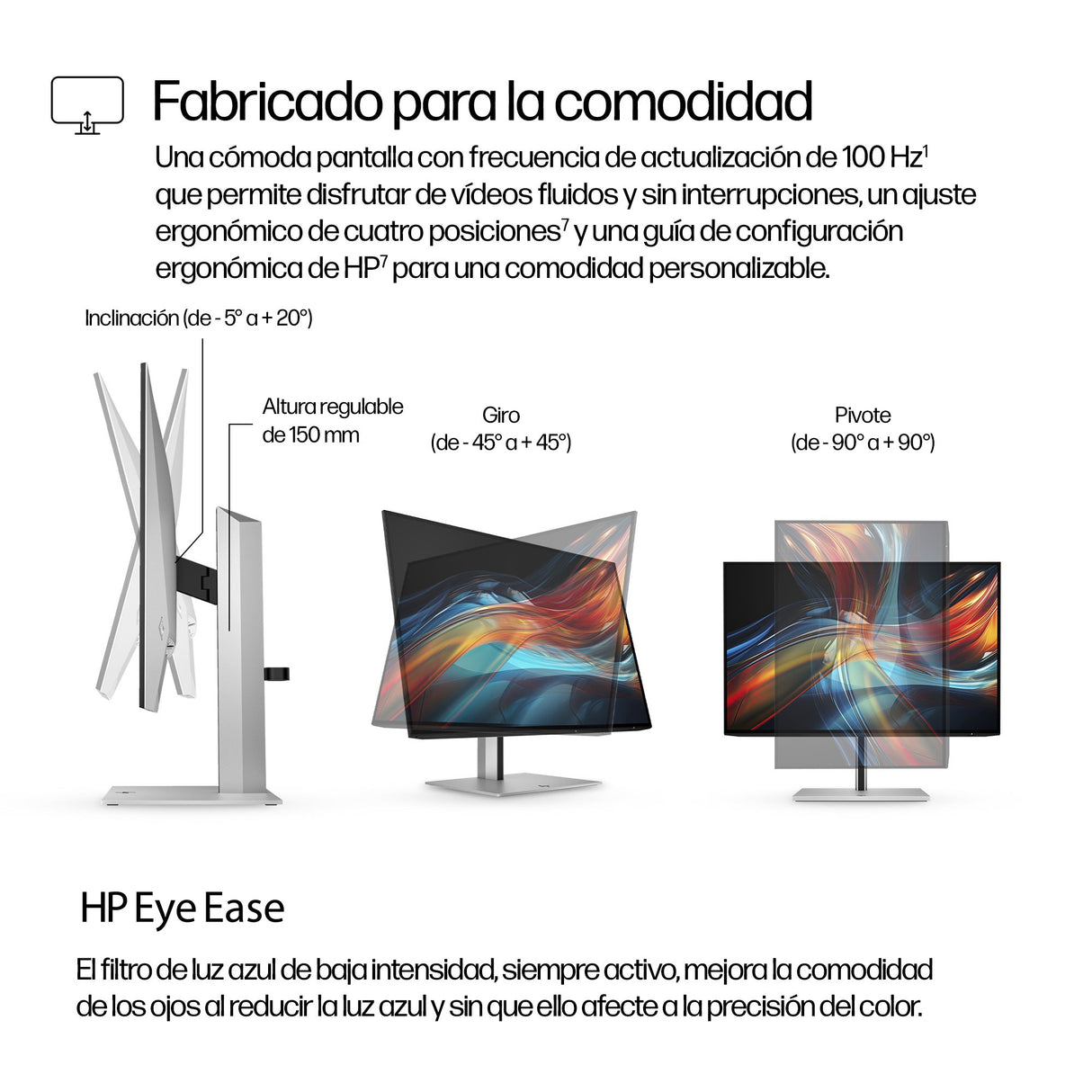 EAN 5715063476246 - HP Series 7 Pro 24 inch WUXGA USB-C Monitor - 724pu pantalla para PC 61 cm (24") 1920 x 1200 Pixeles LCD imagen 7