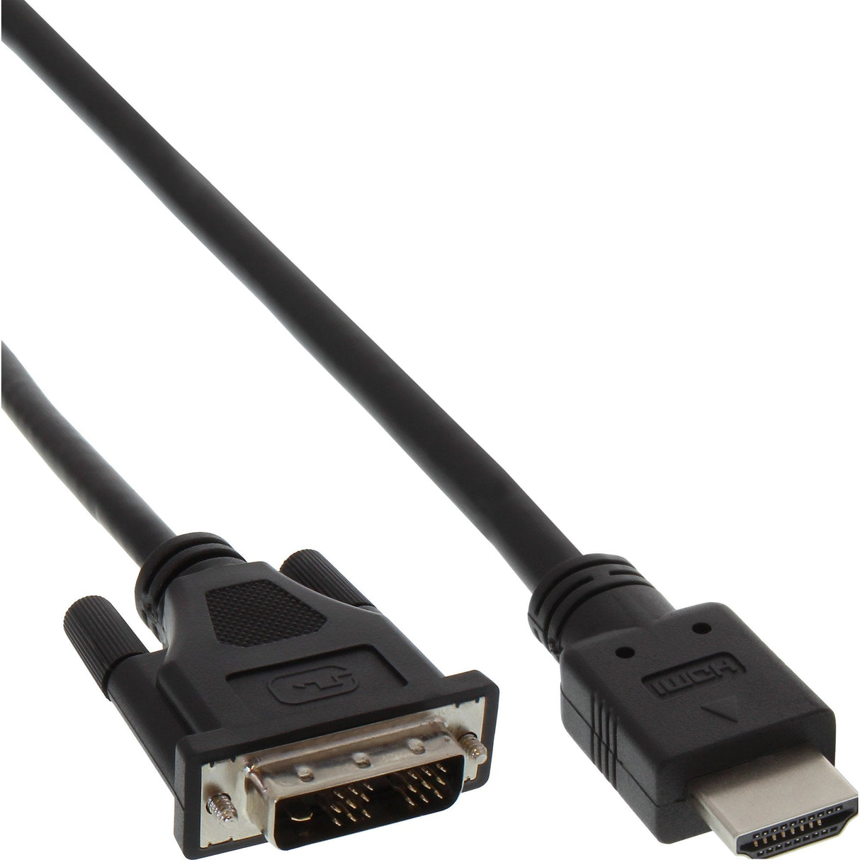 Inline Hdmi-Dvi Cable Hdmi Macho A Dvi Macho 18+1 Negro 0,5m