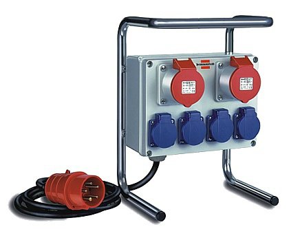 EAN 4007123075539 - Brennenstuhl 1153750 base múltiple 2 m 6 salidas AC Negro, Azul, Rojo, Plata imagen 1