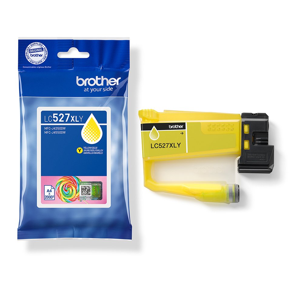 EAN 4977766839709 - Brother LC527XLY cartucho de tinta 1 pieza(s) Original Alto rendimiento (XL) Amarillo imagen 3