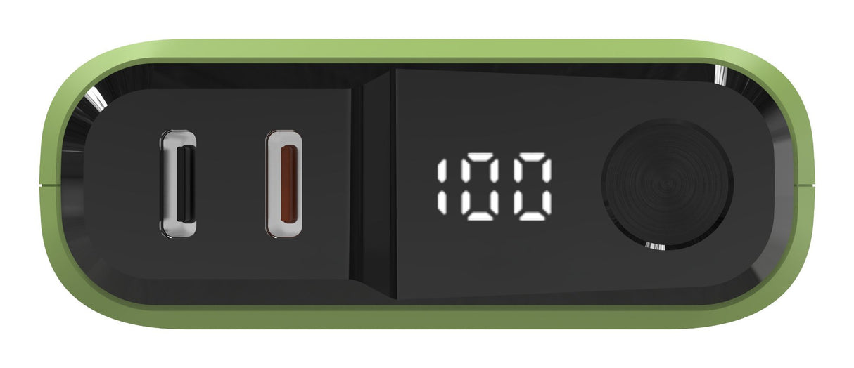 EAN 4040895011930 - RealPower PB-10000C PD+ 10000 mAh Verde claro imagen 2