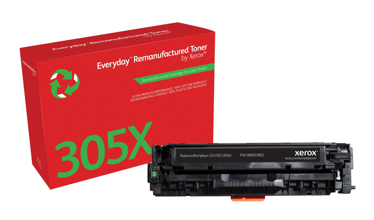 Xerox Toner Para Hp 305x Color Laserjet Pro 300 M351(Ce410x) Negro