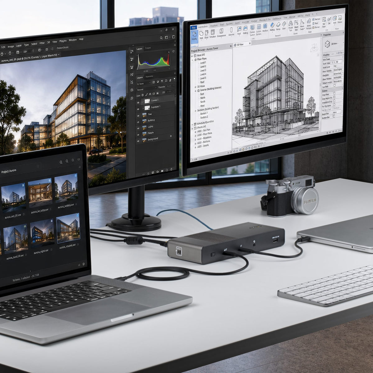EAN 65030921879 - StarTech.com 206UE-TB5USB4DOCK base para portátil y replicador de puertos Alámbrico Thunderbolt 5 Negro, Gr imagen 3