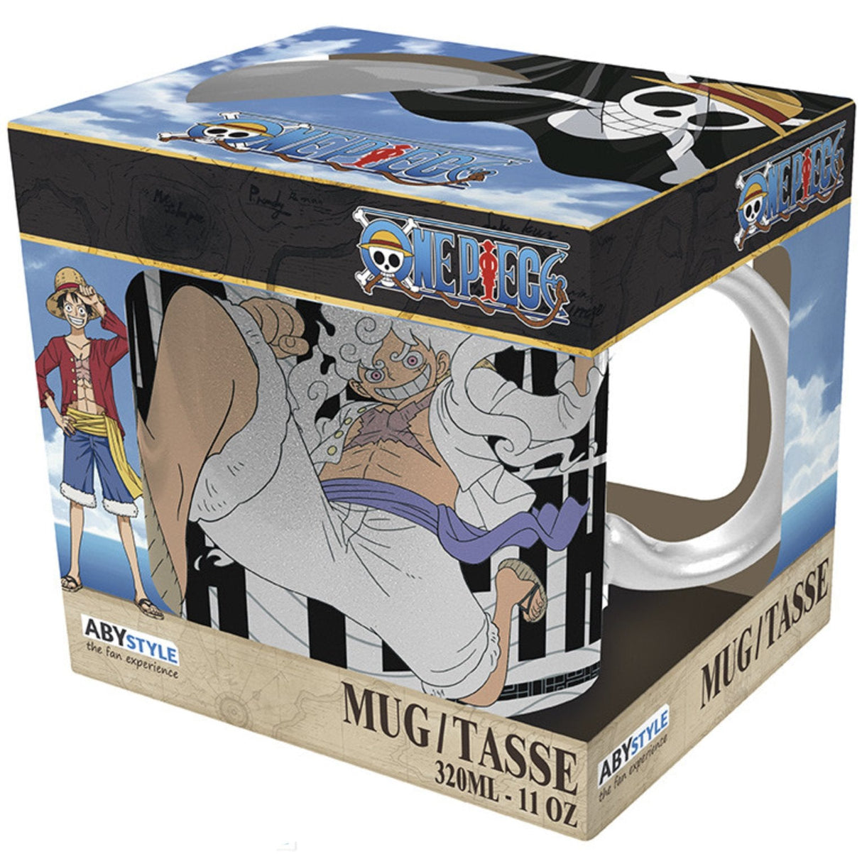 Taza Abystyle One Piece Luffy Gear 5 320 Ml