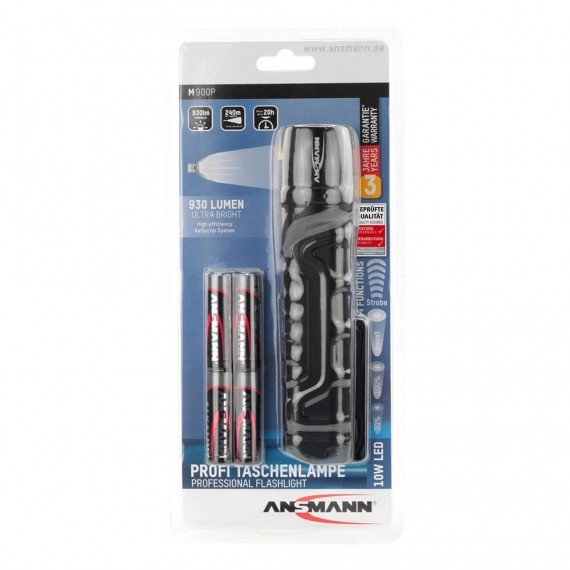 EAN 4013674112869 - Ansmann M900P Negro Linterna de mano LED imagen 6