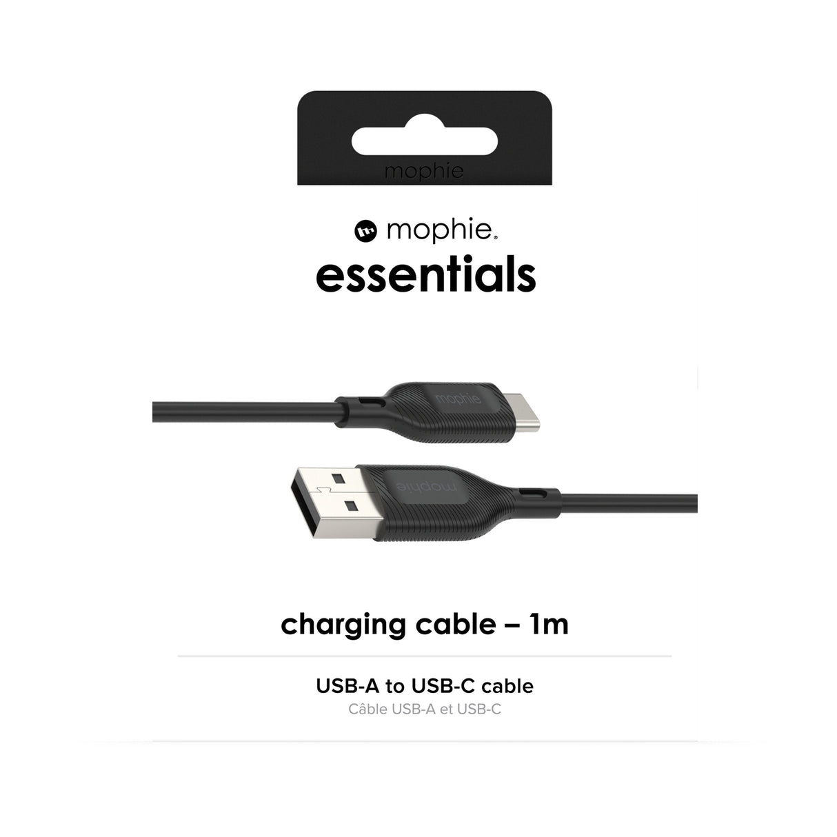 Zagg Mophie Essentials Black Cable Usb-A (M) A Usb-C (M) 1m