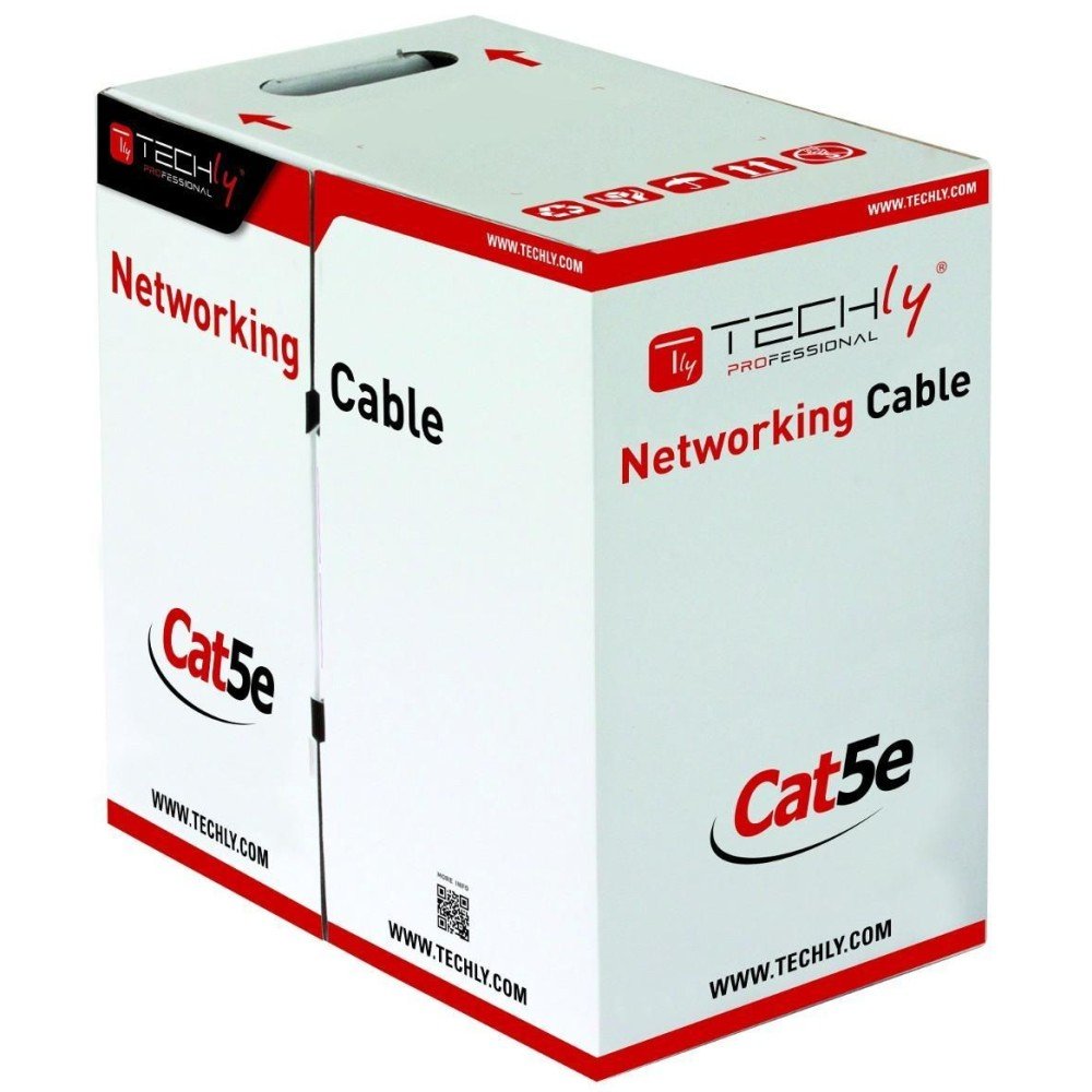 EAN 8054529025626 - Techly ITP8-FLU-0305 cable de red Gris 305 m Cat5e U/UTP (UTP) imagen 1