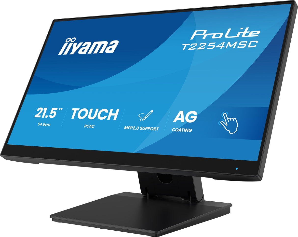 Iiyama 54.6cm 21,5" T2254msc-B2ag 16:9 M-Touch Hdmi+Dp+Usb