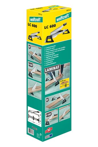 EAN 4006885693708 - wolfcraft GmbH LC 600 Aluminio, Negro Aluminio 46,5 cm imagen 6