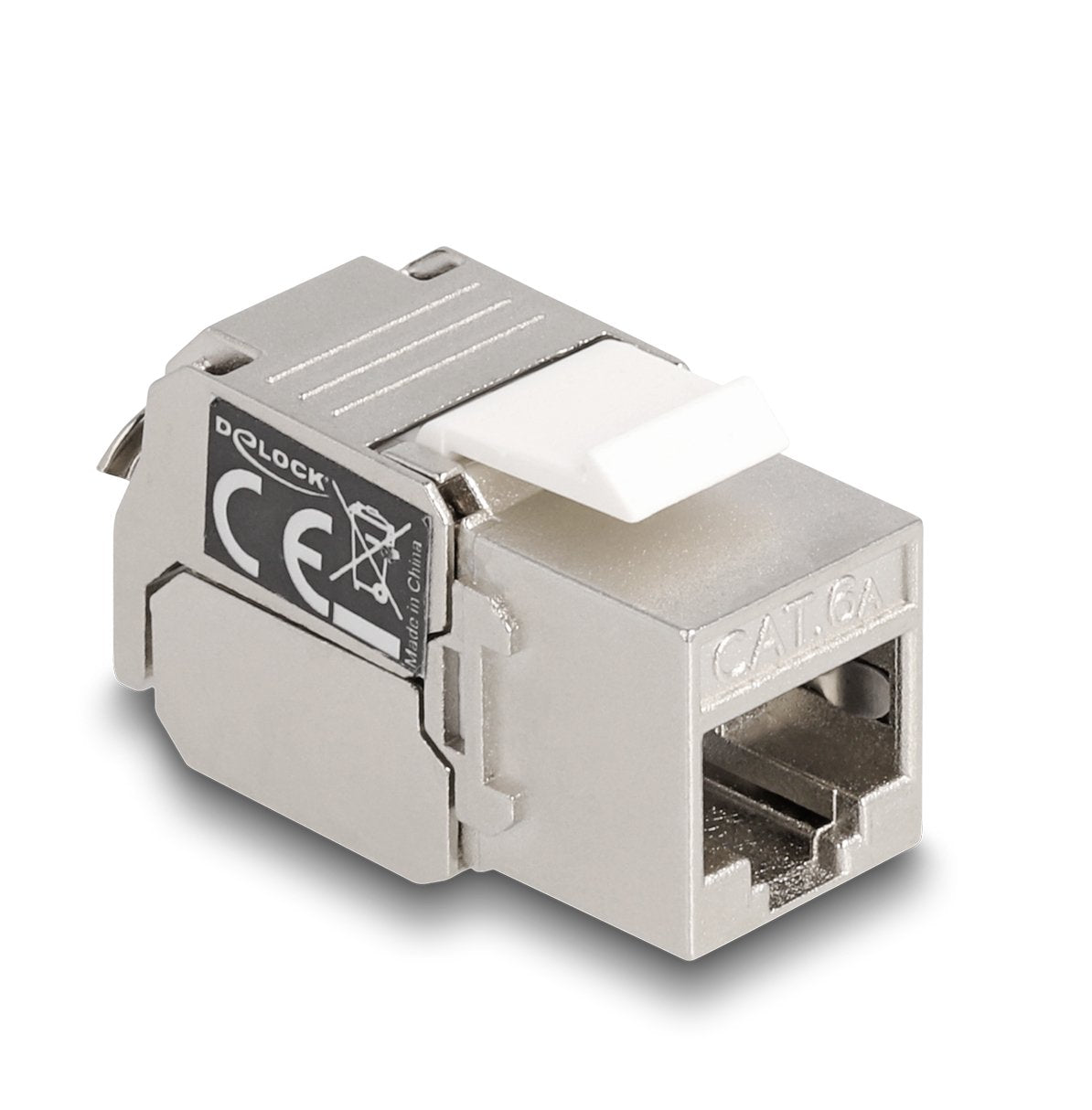 Delock 87856 Módulo Keystone Rj45 Hembra A Lsa Cat.6a Con Led