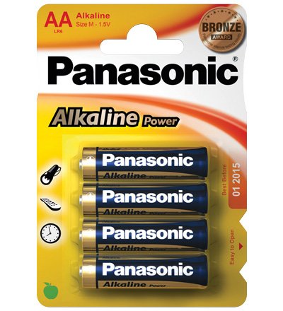 Pilas Panasonic Alcalinas Lr06 Aa B/4ud Panasonic Alkaline Power