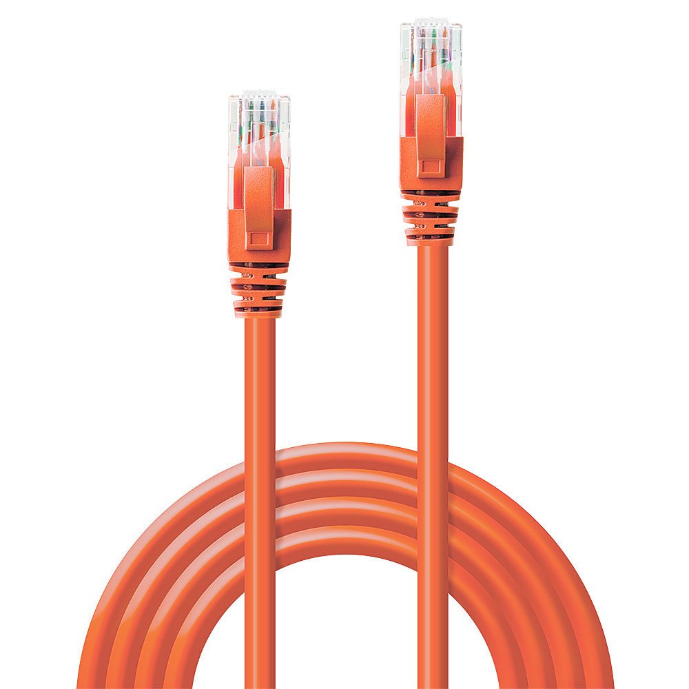 Lindy Cable De Red Cat6 U Utp Naranja 3.00m