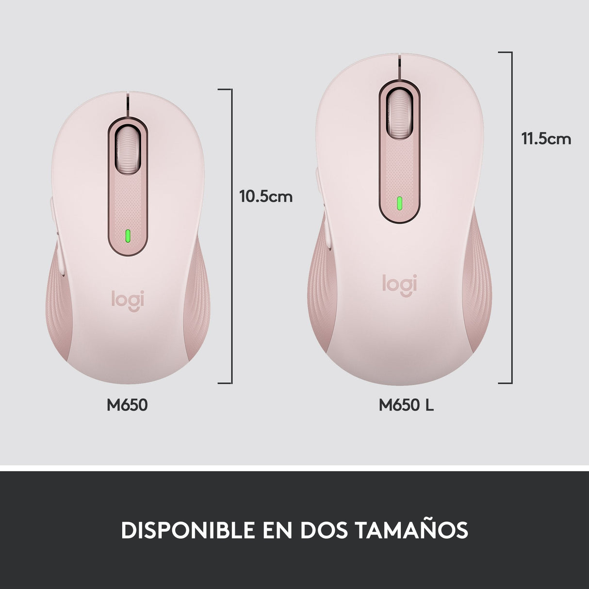Logitech Raton Inalambrico Signature M650 Rosa 910-006237