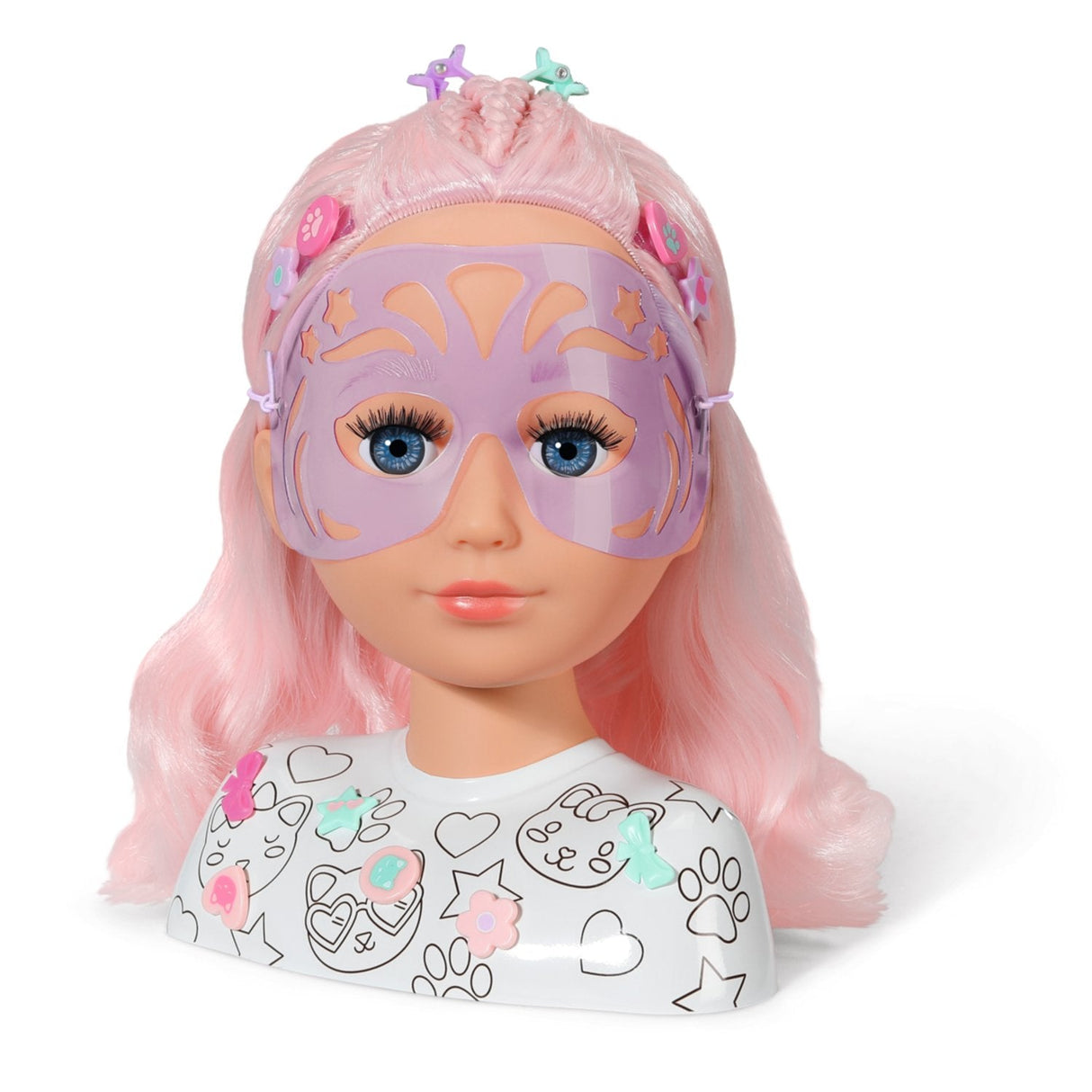 Zapf Creation Baby Born® Styling Head Creative, Make-Up Y Hairy Head 836033