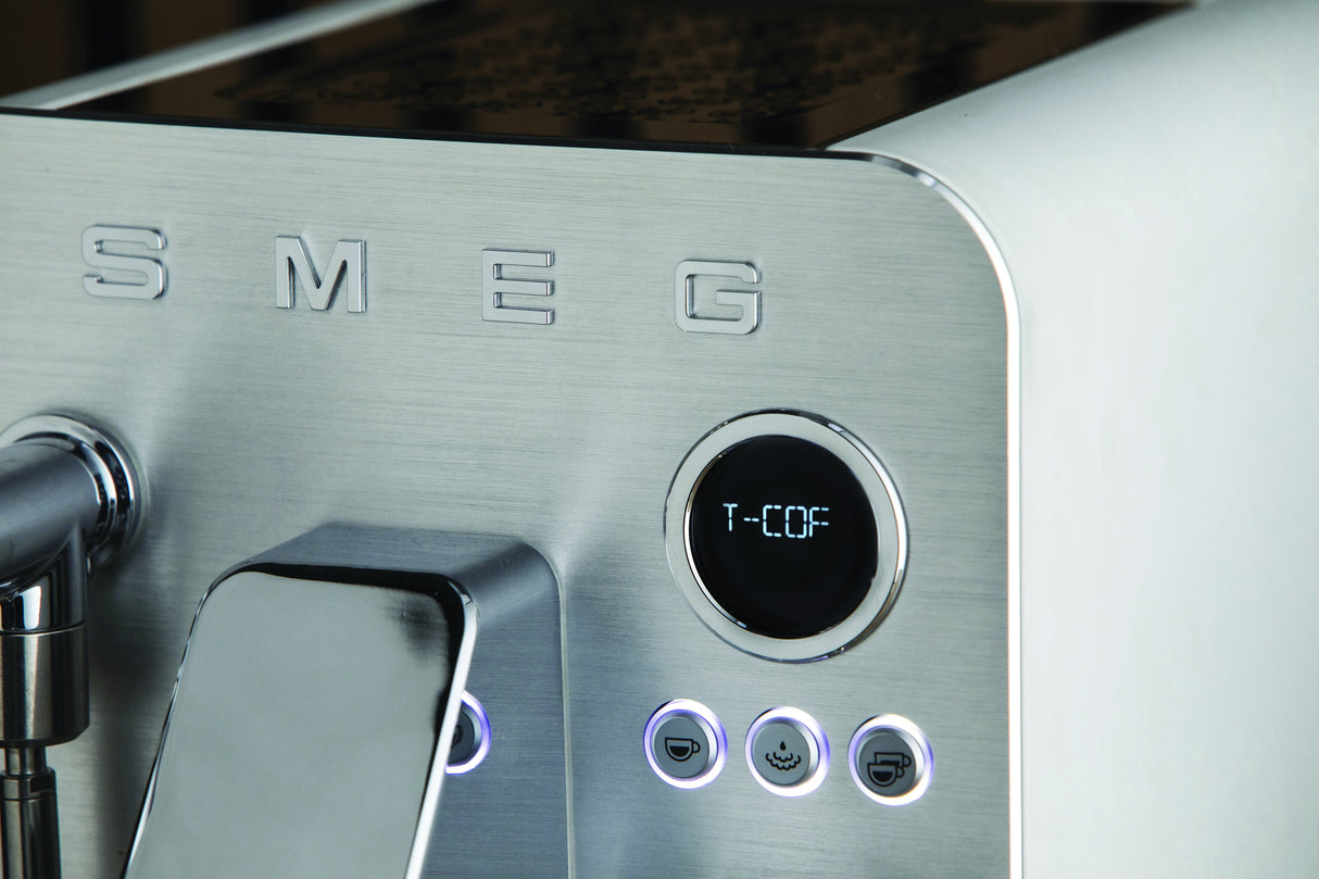 Smeg Espresso Coffee Machine Collection White Emc02whmeu