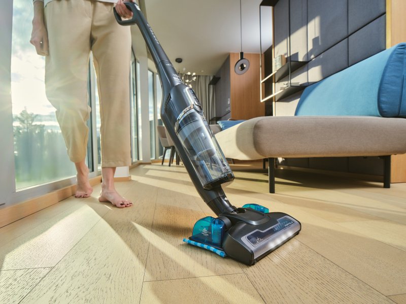 Eta Eta624590000 Aspiradora De Mano Fortelo, Inalámbrica, Autonomía 50 Min., Depósito De Polvo 1 L, Gris