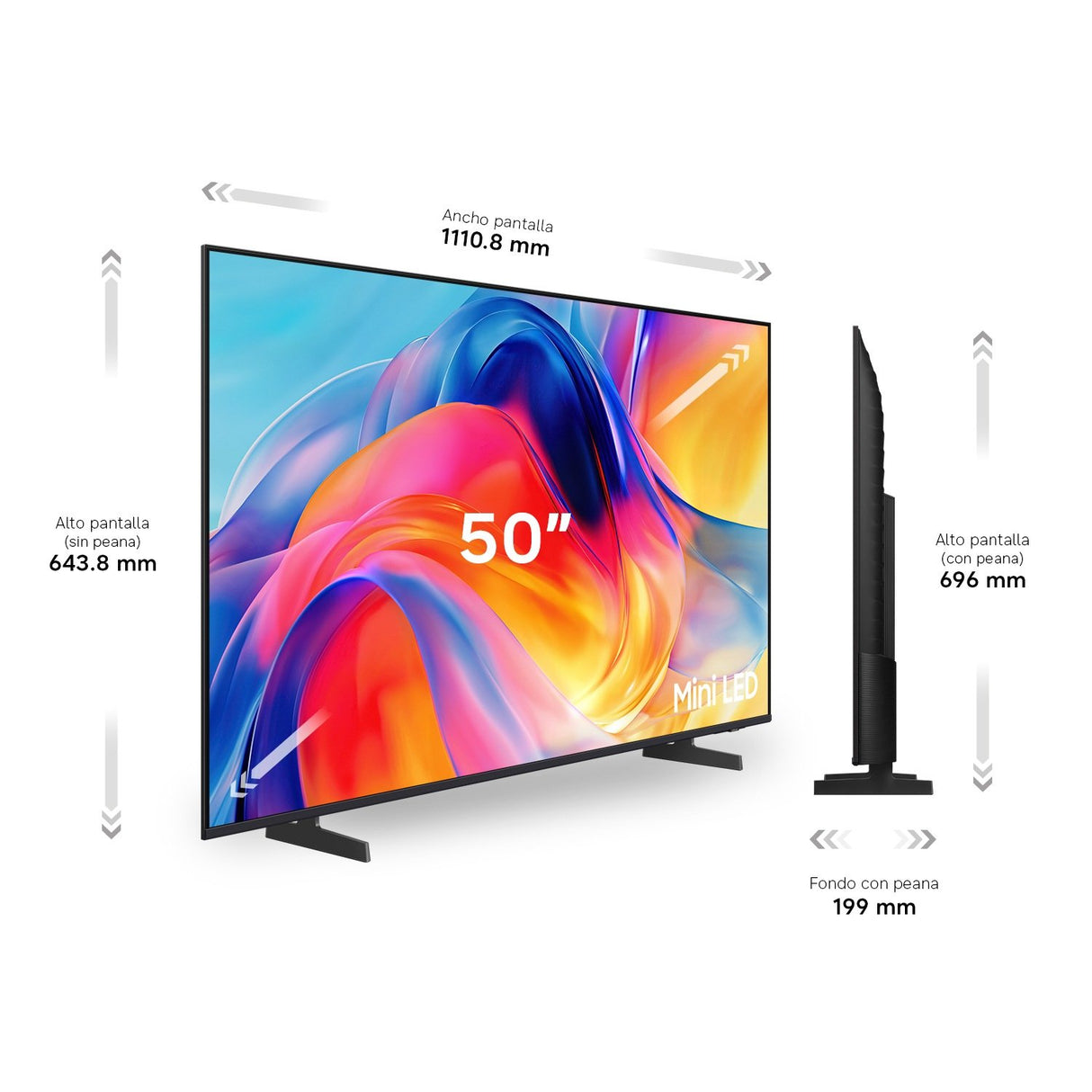 EAN 8806099138806 - Samsung TU50M73HAUXXC Televisor 127 cm (50") 4K Ultra HD Wifi Negro imagen 9