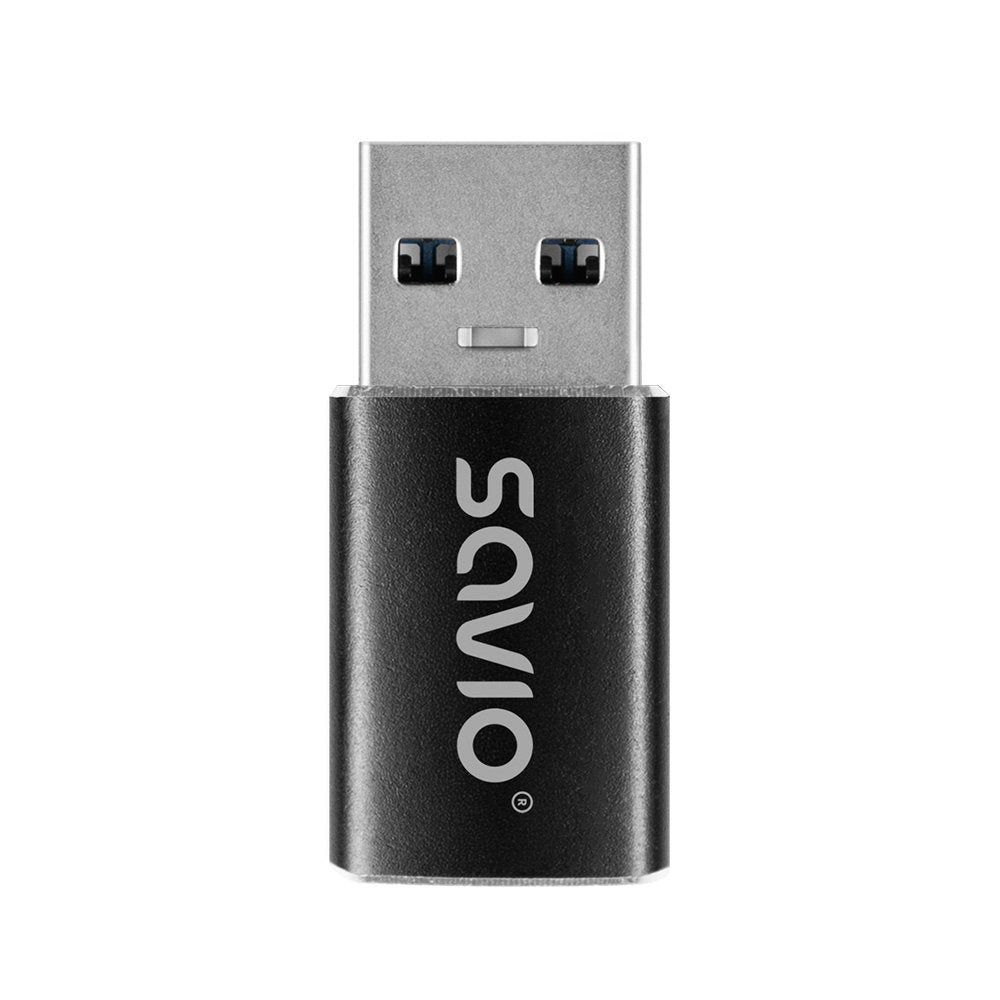 EAN 5901986049203 - Savio AK-81 adaptador de cable de vídeo 0 m USB Tipo C USB tipo A Negro imagen 1