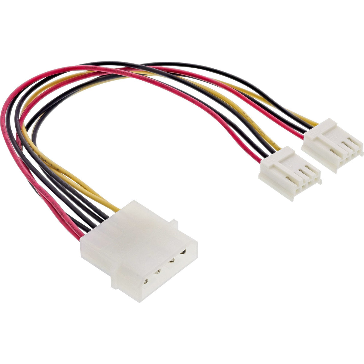 Cable Y De Alimentación Interna Inline 1 Molex De 5,25" A 2 Disquetes De 3,5" De 0,2 M