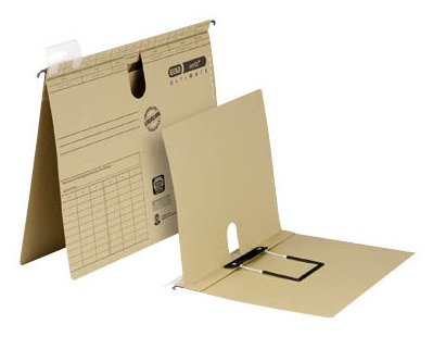 Elba Vertic Ultimate Archivador Colgante Kaufmännische Bz-Heftung Din A4 Naturbraun