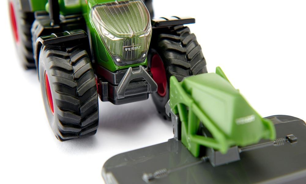 Siku Farmer Fendt 942 Vario Con Cortacésped Frontal, Modelo De Vehículo (Verde)