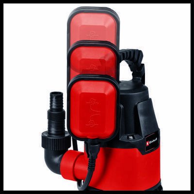 Bomba De Agua Limpia Einhell Gc-Sp 2275, Sumergible (Rojo/Negro, 220 Vatios)