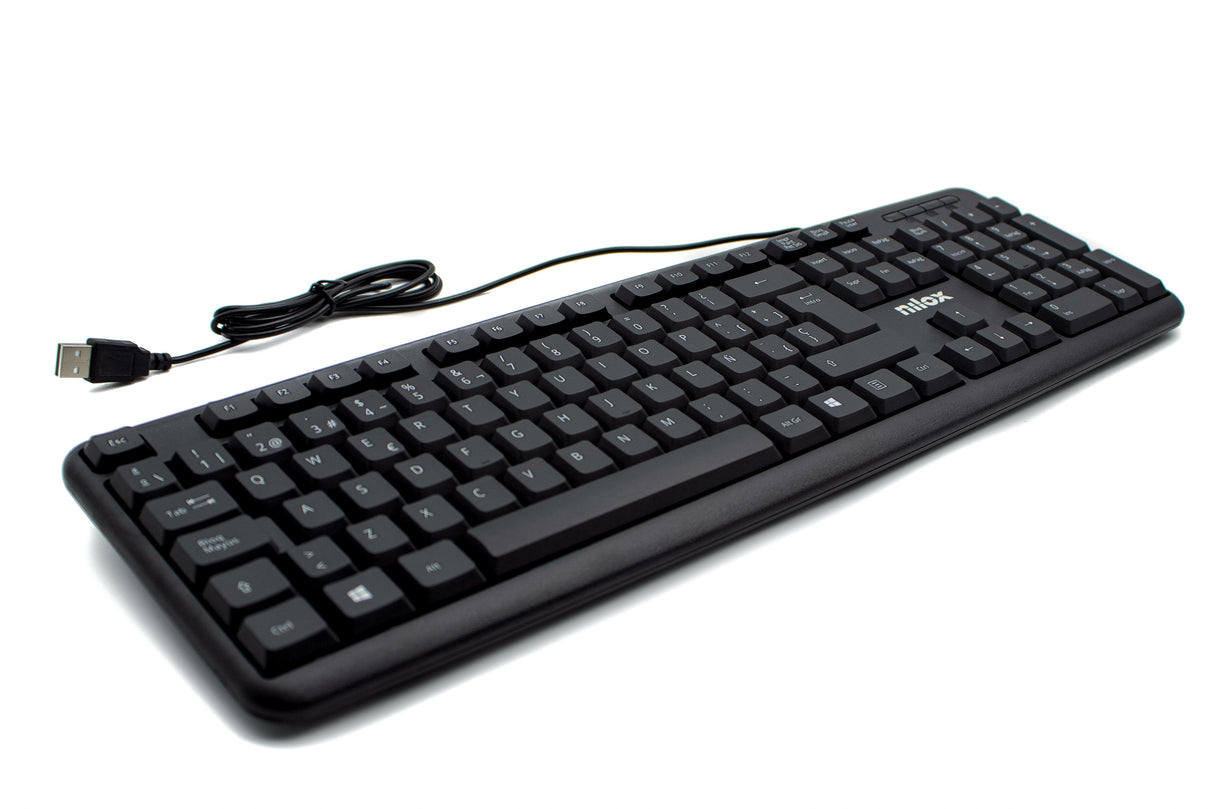 EAN 8436556146145 - Nilox NXKBE000002 teclado Universal QWERTY Español Negro imagen 10