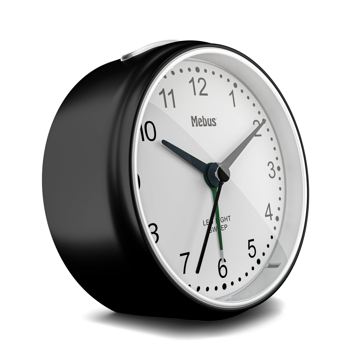 Mebus 25806 Despertador Reloj Despertador Analógico Negro, Blanco