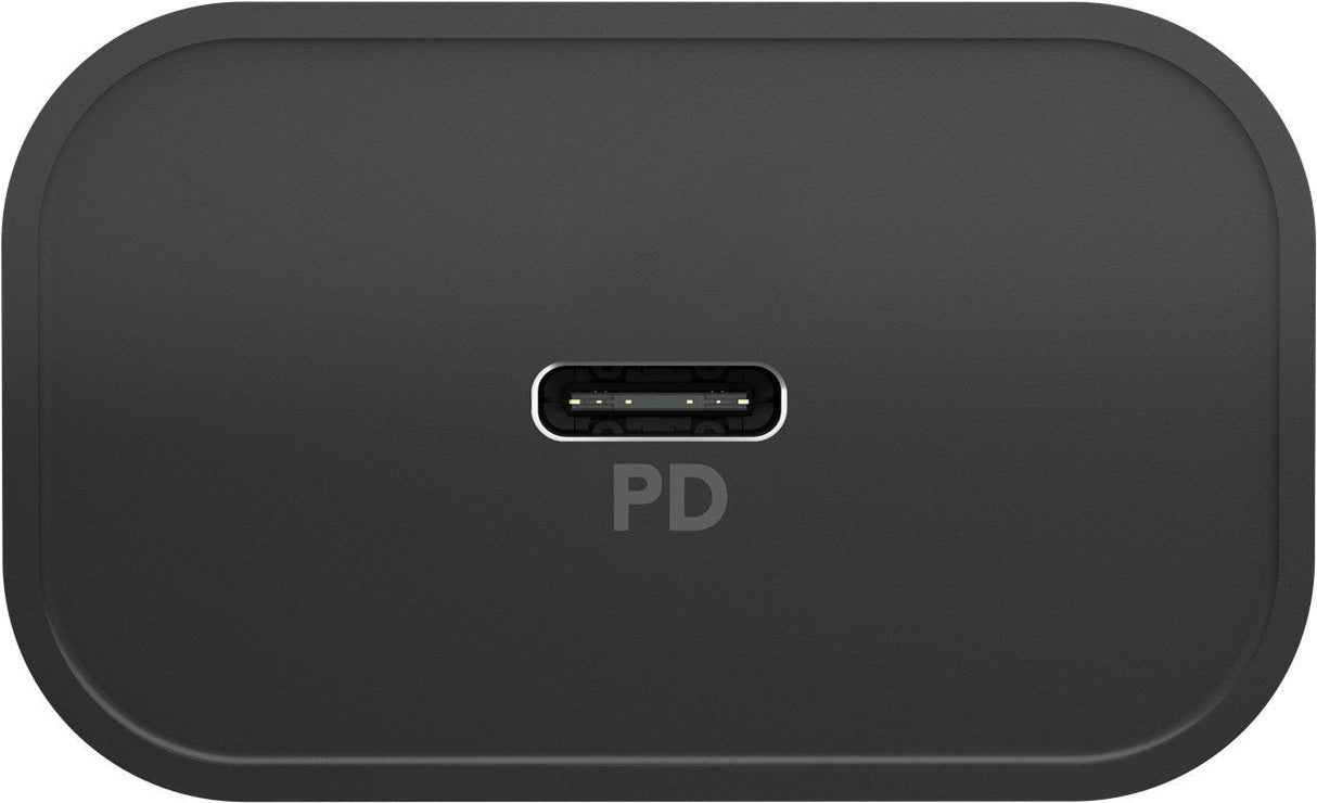 Cargador  45w Usb 1 Puert. Usb-C Negro Pd Salida Lateral Goobay