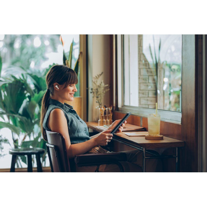 Lamax Clips1 Anc Auriculares Inalámbrico Dentro De Oído Llamadas/Música Usb Tipo C Bluetooth Blanco