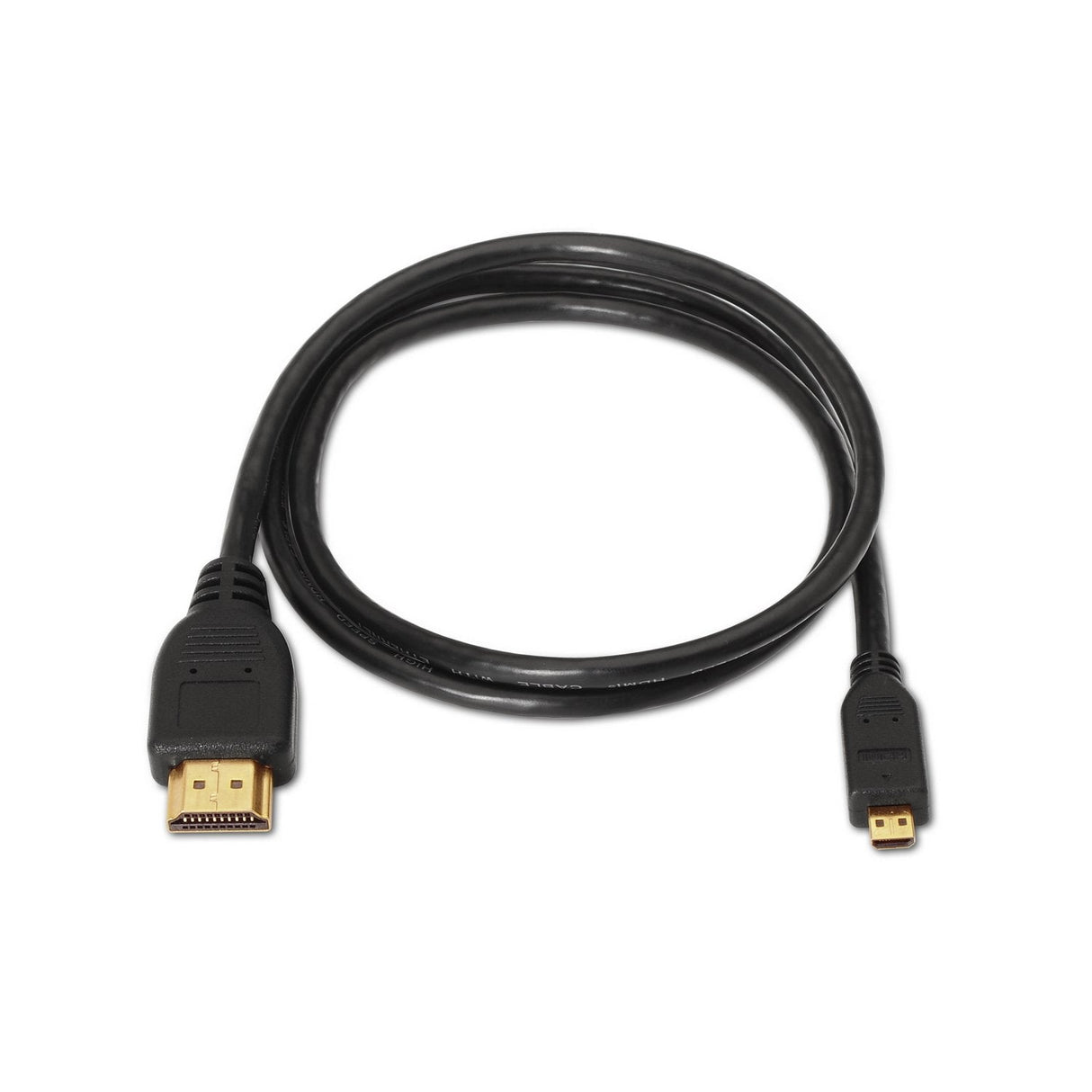 Aisens Cable Micro Hdmi Hec - A Macho-D/Macho - 1.80m - 3d Ethernet - Negro