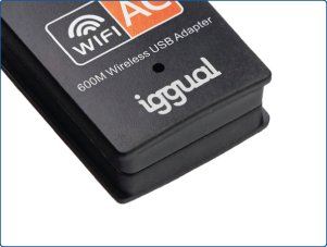 Iggual Adaptador Usb Wifi 600 Mbps Dual 2.4g/5g
