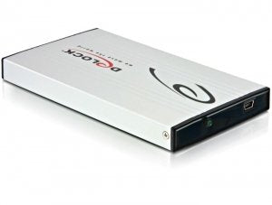 EAN 4043619424672 - DeLOCK 2.5" Ex. enclosure SATA HDD Negro, Plata 2.5" imagen 1