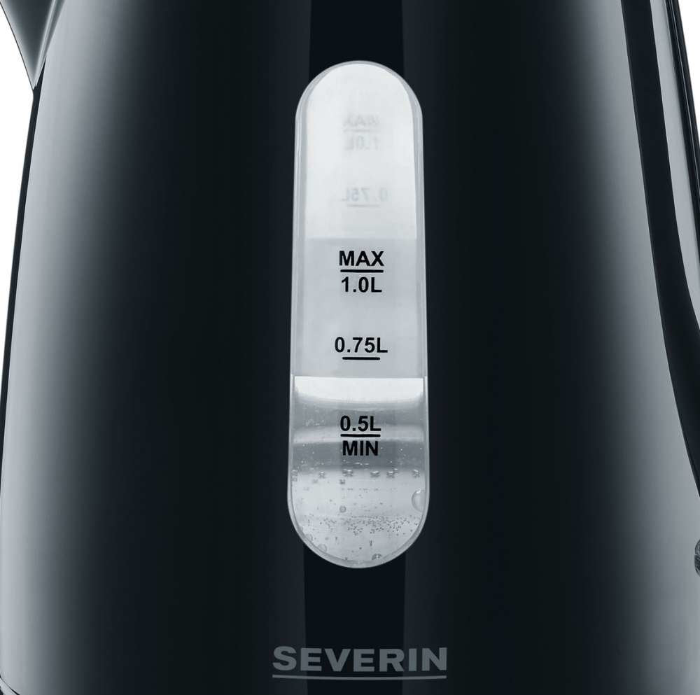 Hervidor De Agua Severin Wk 3410 1 L Negro 2200 W
