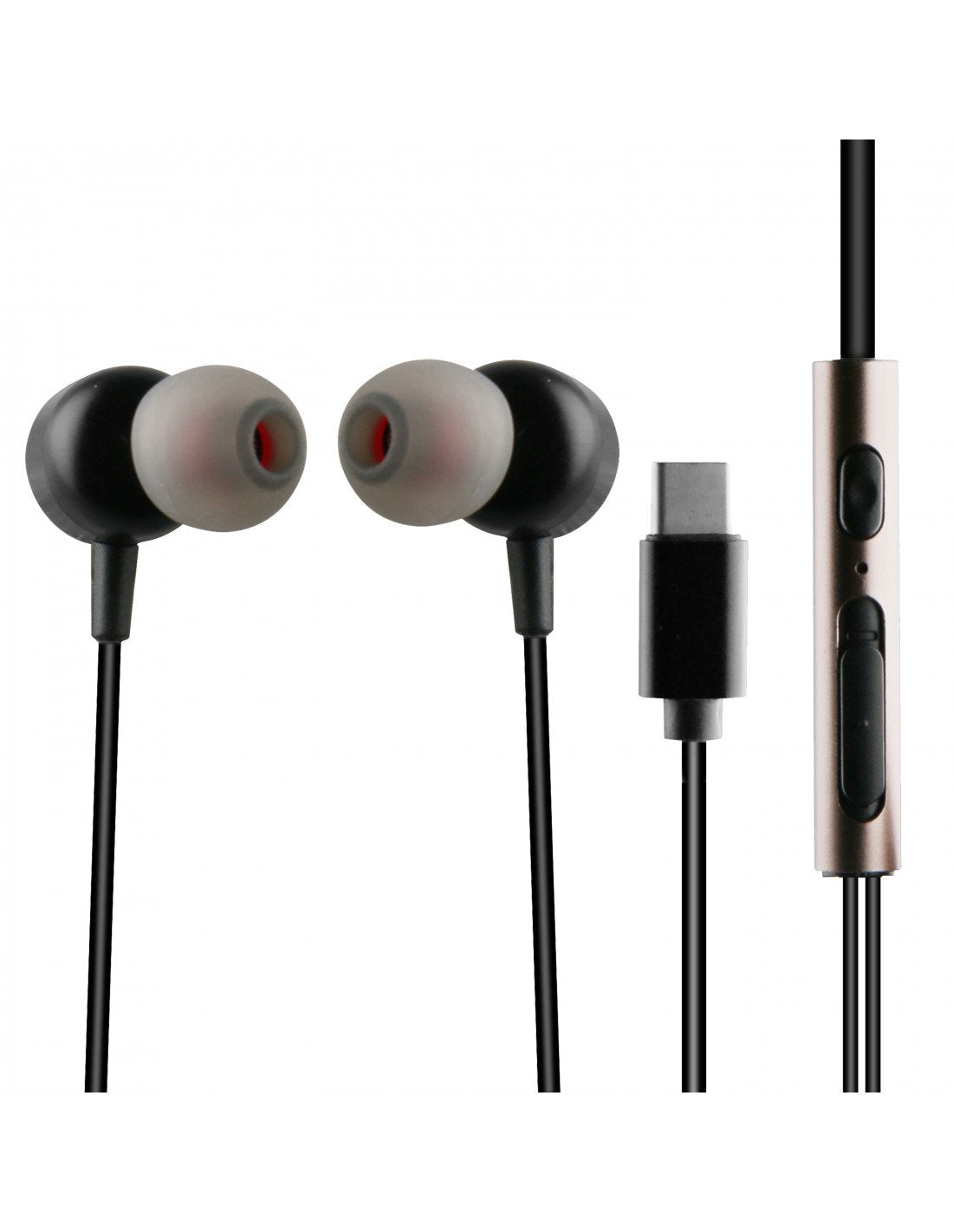 Auriculares Muvit M1c Usb Tipo C Negro